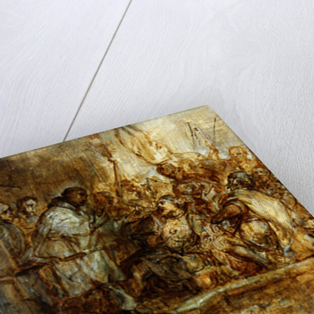 William, Duke of Aquitaine, converted by St. Bernard by Gaspar de Crayer