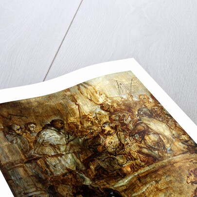 William, Duke of Aquitaine, converted by St. Bernard by Gaspar de Crayer