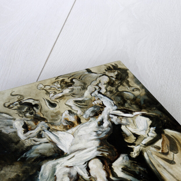 Job Tormented by the Demons by Ferdinand Victor Eugene Delacroix