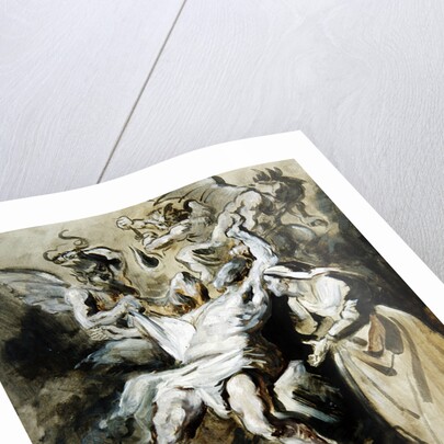 Job Tormented by the Demons by Ferdinand Victor Eugene Delacroix