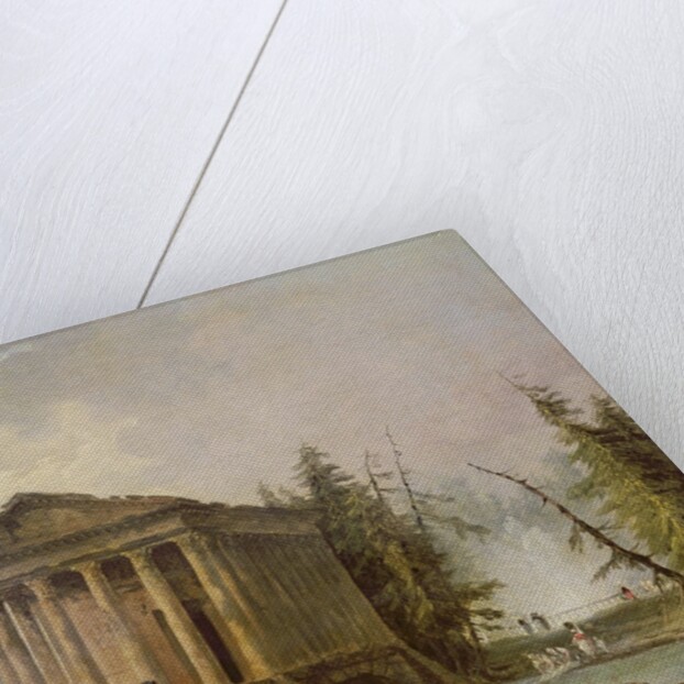 The Ancient Temple by Hubert Robert