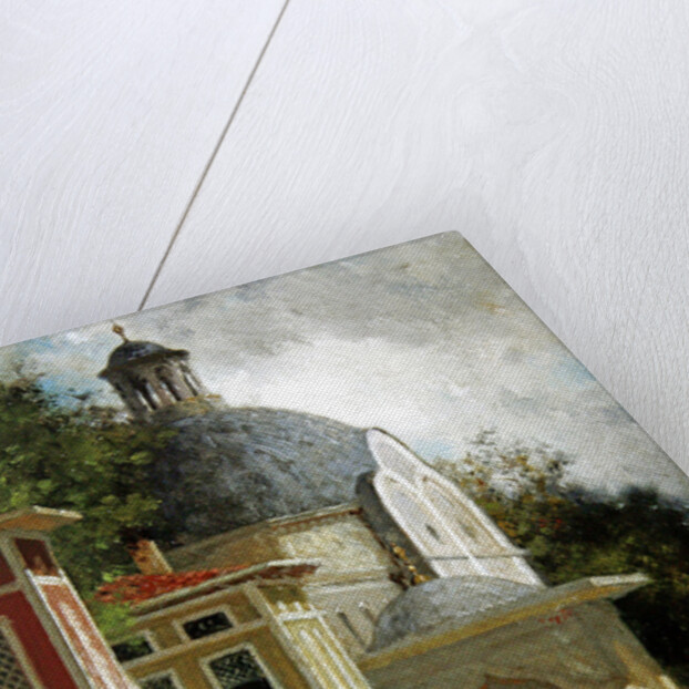 Constantinople, view of the Brutus column by Fabius Brest