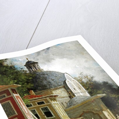 Constantinople, view of the Brutus column by Fabius Brest