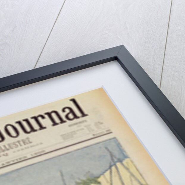 The French flag in In-Salah, 10 January 1900, title page from 'Le Petit Journal', 28 Januray 1900 by Oswaldo Tofani