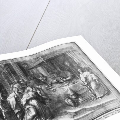 Life of Christ, Circumcision, preparatory study of tapestry cartoon for the Church Saint-Merri in Paris, c.1585-90 by Henri Lerambert