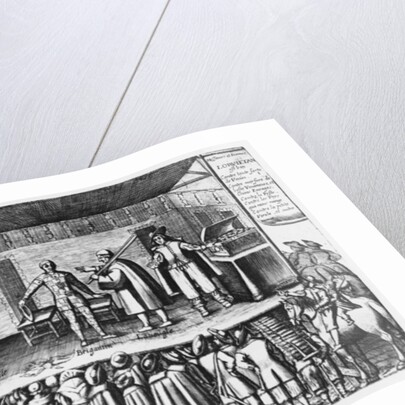 Farce on orvietan sellers at the Saint-Germain fair in Paris, c.1620-30 by French School