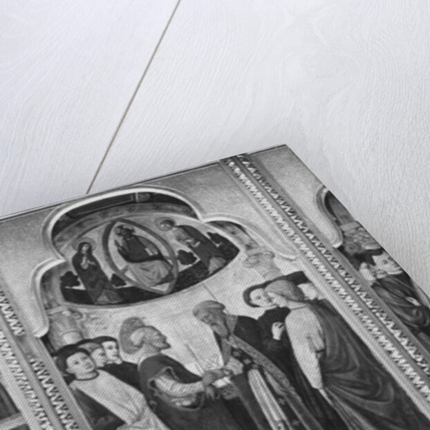 Cycle of the Life of the Virgin, St. Joseph and the pretenders, c.1445 by Giovanni Francesco da Rimini