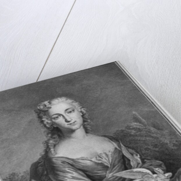 Mademoiselle Marie Salle as the French Terpsichore by Jean Cesar Fenouil