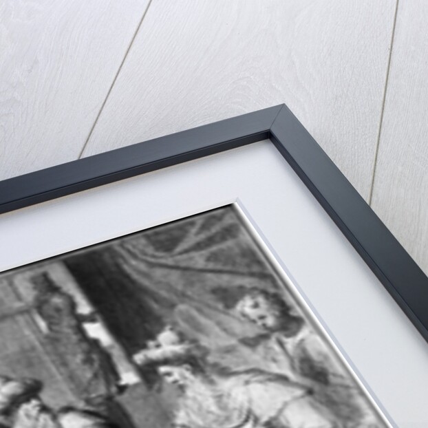 Life of Christ, the Meal at the House of Simon the Pharisee, preparatory study of tapestry cartoon for the Church Saint-Merri in Paris, c.1585-90 by Henri Lerambert