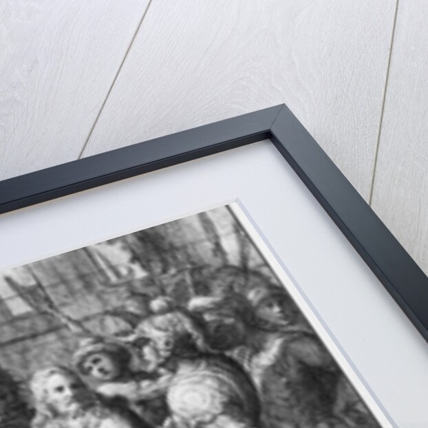 Life of Christ, Christ before Pontius Pilate, preparatory study of tapestry cartoon for the Church Saint-Merri in Paris, c.1585-90 by Henri Lerambert