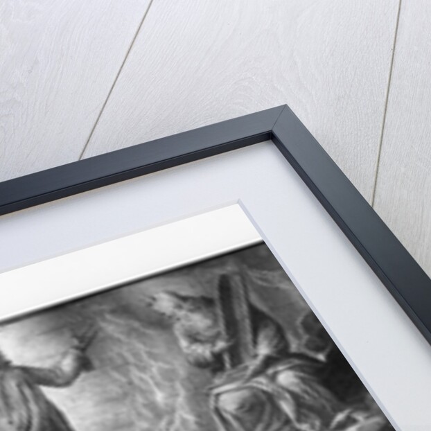 Life of Christ, Transfiguration of Christ on Mount Tabor, preparatory study of tapestry cartoon for the Church Saint-Merri in Paris, c.1585-90 by Henri Lerambert