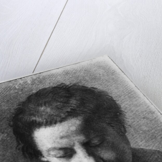 Head of a young man looking down by Nicolas-Bernard Lepicie