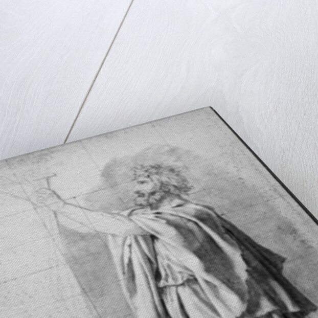 Father of the Horatii, study for 'The Oath of the Horatii', c.1785 by Jacques Louis David