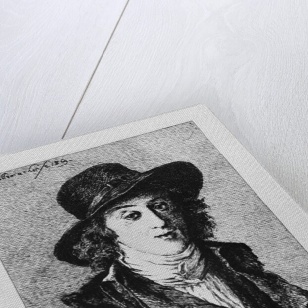 Louis Antoine Leon de Saint-Just by Jacques Louis (after) David