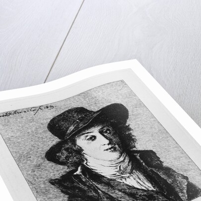 Louis Antoine Leon de Saint-Just by Jacques Louis (after) David