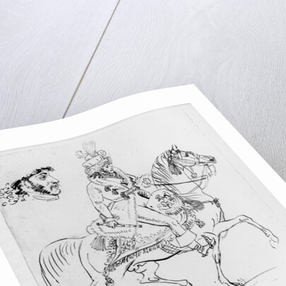 Equestrian portrait of Prince Joachim Murat by Baron Antoine Jean Gros