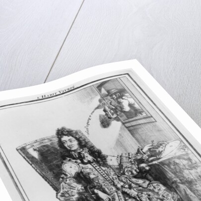 Satirical cartoon lampooning Louis XIV, 1693-1705 by French School