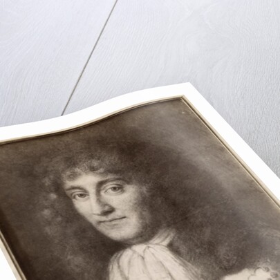 Portrait of a man wearing armour by Charles Le Brun