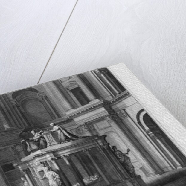 Tomb of Henri II and Catherine de Medicis in the Valois mausoleum by Jean Baptiste Alexandre Le Blond