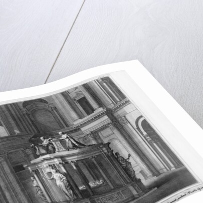 Tomb of Henri II and Catherine de Medicis in the Valois mausoleum by Jean Baptiste Alexandre Le Blond