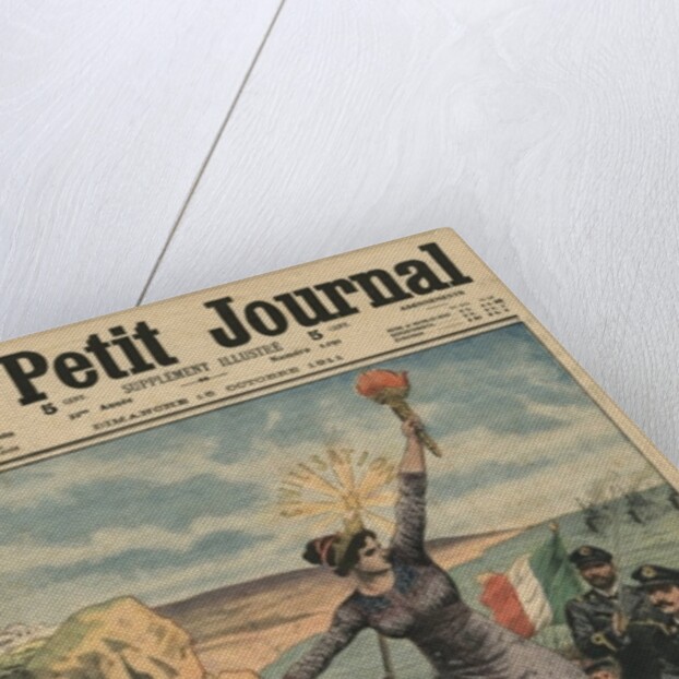 Italy providing civilization to Tripolitania by French School