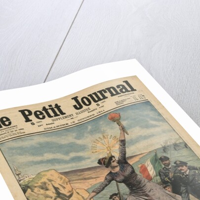 Italy providing civilization to Tripolitania by French School