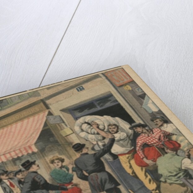 Problems of term in Paris, clandestine removal men by French School