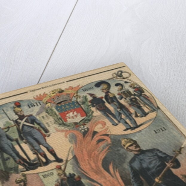 Paris firemen centenary by French School