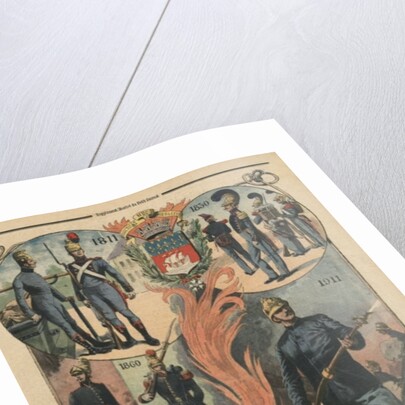 Paris firemen centenary by French School