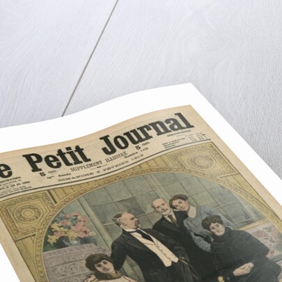 The new President of the French Republic, Raymond Poincare, with his family by French School