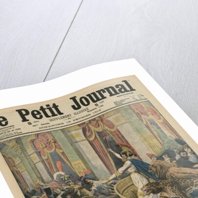 Princess Radziwill at a fancy dress ball in Rome by French School