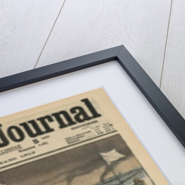 Foreigners coming out of Andrinople, front cover illustration from 'Le Petit Journal', supplement illustre by French School