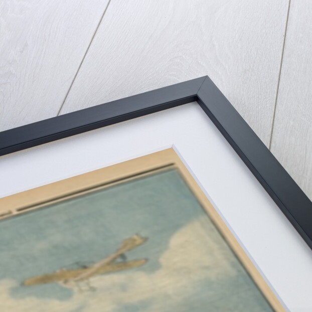 At Villacoublay aerodrome, H. M. Alfonso XIII, King of Spain congratulating the air force aviators by French School