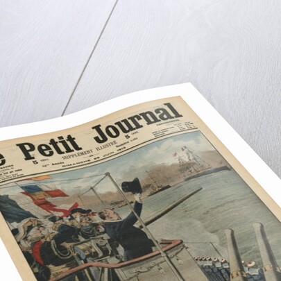 Presidential trip of Raymond Poincare to England by French School