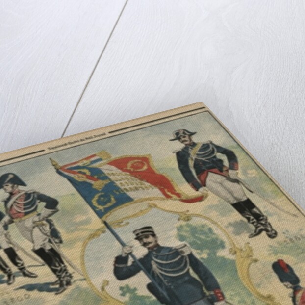 The flag of the Gendarmes by French School