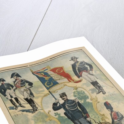 The flag of the Gendarmes by French School