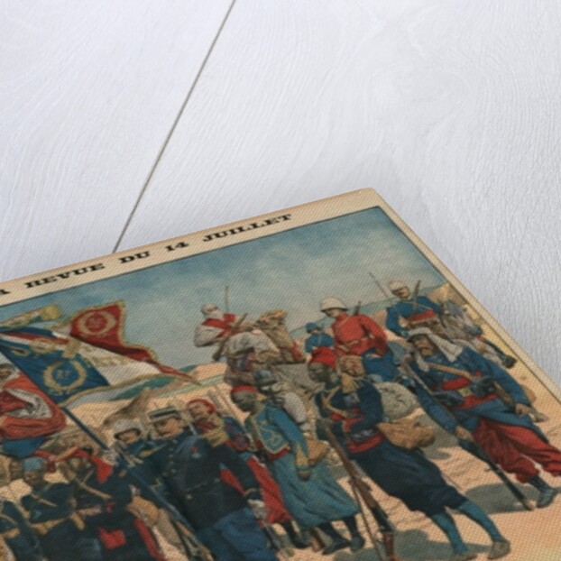 Review of the 14th July, Our Colonial Troops by French School