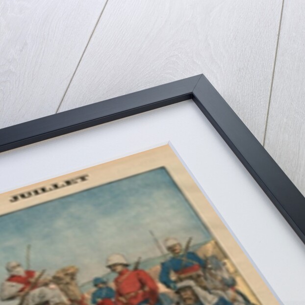 Review of the 14th July, Our Colonial Troops by French School