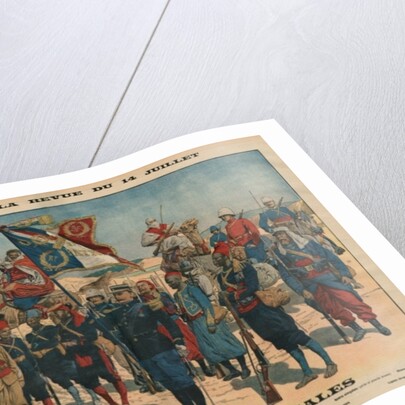 Review of the 14th July, Our Colonial Troops by French School