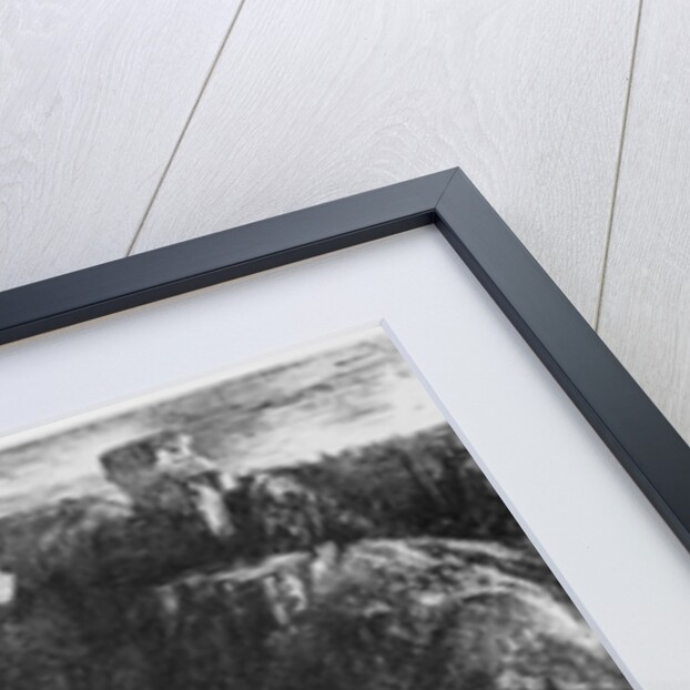 Landscape behind the defile, 1871 by Rodolphe Bresdin