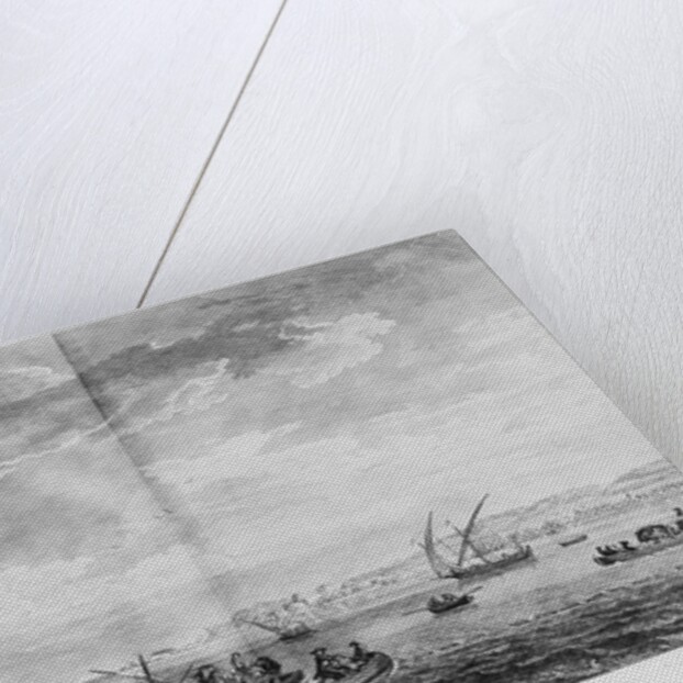 La Madrague or tuna fishing, view of the Bay of Bandol by Claude Joseph (after) Vernet