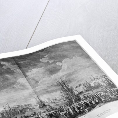 Inner Port of Marseille, seen from the Pavilion of the Horloge du Parc, series of 'Les Ports de France' by Claude Joseph Vernet