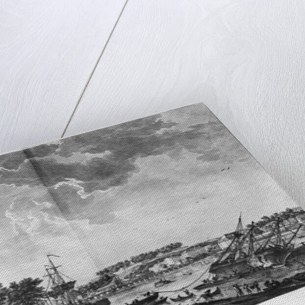 View of the Town and Port of Bayonne seen from the avenue of Bouflers near the gate of Mousserole, series of 'Les Ports de France' by Claude Joseph Vernet