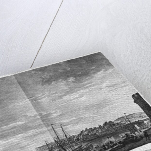 View of the Port of Dieppe by Claude Joseph (after) Vernet