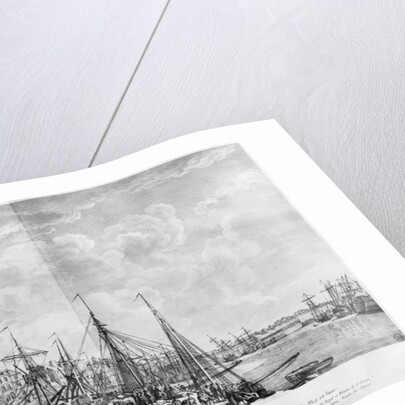 Port and Town of Le Havre, seen from the tower of Francois I by Claude Joseph (after) Vernet