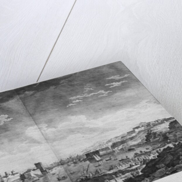 Entrance to the Port of Marseille, seen from the mountain called Tete de More by Claude Joseph (after) Vernet