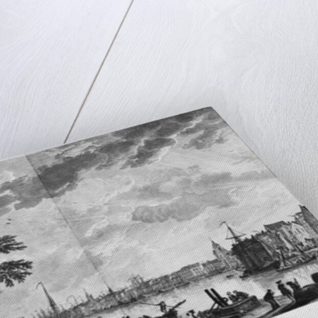 Port of La Rochelle, seen from the small shore, series of 'Les Ports de France' by Claude Joseph Vernet