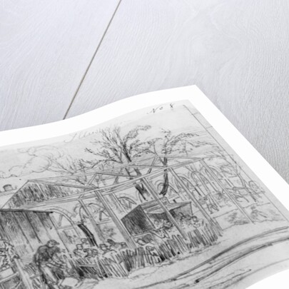 Album of the Siege of Paris, Gate of Auteuil by Gustave Dore