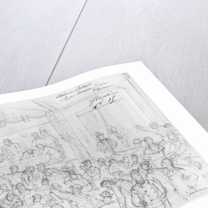 Album of the Siege of Paris, Election meeting rue Maison Dieu, Plaisance by Gustave Dore