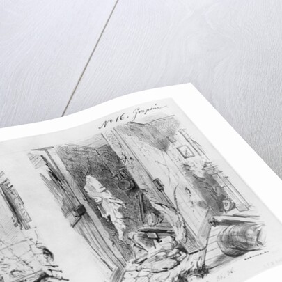 Album of the Siege of Paris, Maison Caillot rue de la Procession, Chaussee du Maine by Gustave Dore